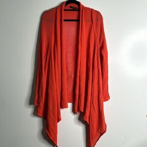 Lafayette 148 New York orange cardigan size XlArge